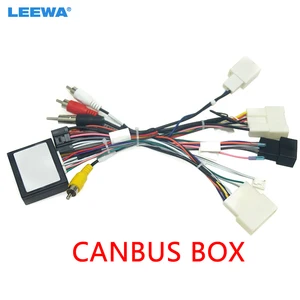 LEEWA автомобильный аудио Android 16Pin Кабель-адаптер с can-шиной для Toyota Camry(2018 +)Avalon(2019 +)Sienna(18-20)Corolla(2020 +