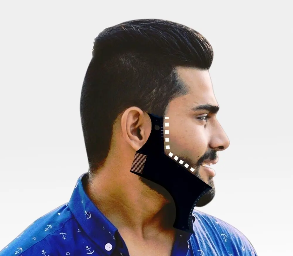 Новые поступления Мужские бороды формирующие шаблон для укладки гребень