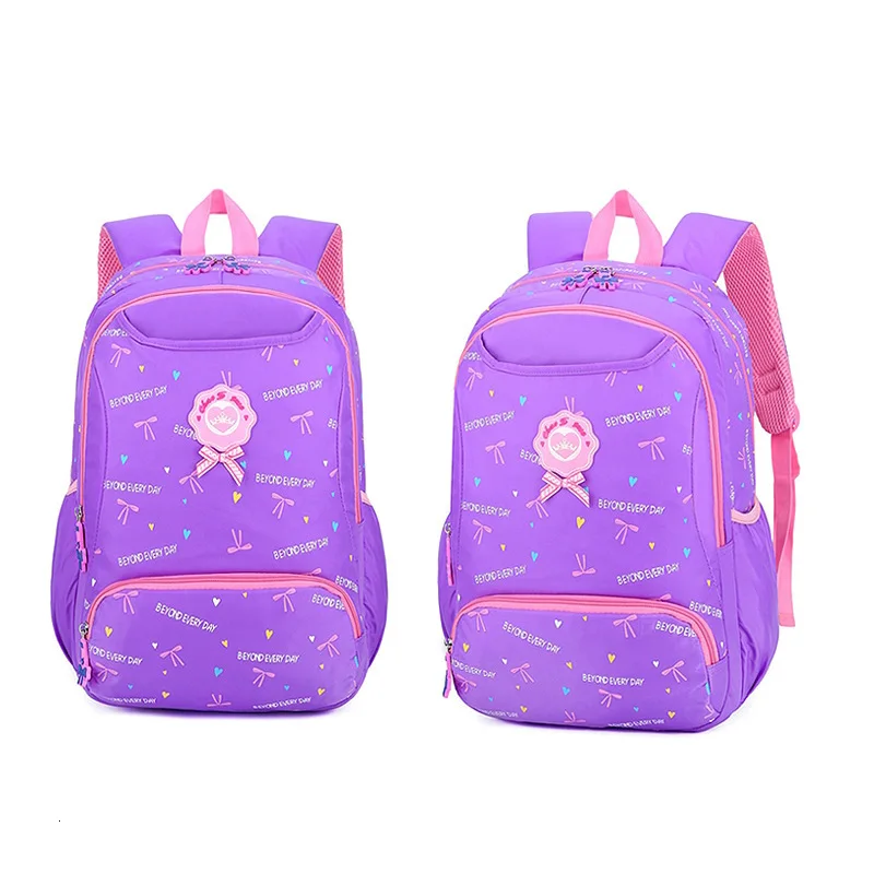 2023 Girls School Bag Waterproof Light Weight Kids Backpack Children dot Printing Backpack Primary Bookbag for Girl mochilas