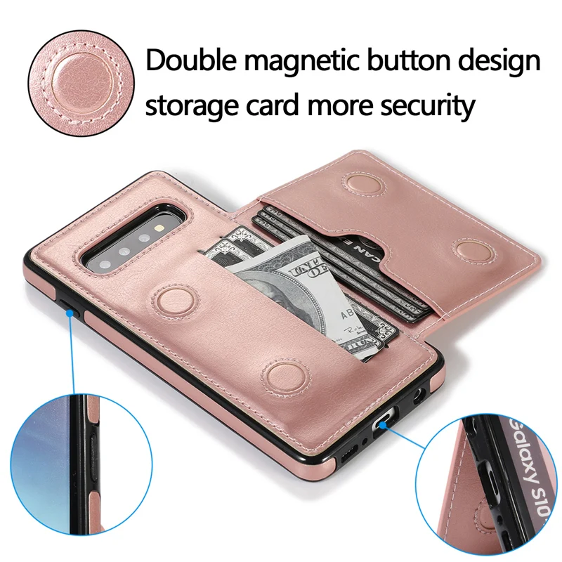 leather case for samsung galaxy s21 s20 ultra s10 s9 s8 note 8 9 10 plus a51 a71 a10 m10 a20e a30 a40 a50 a70 wallet phone cover free global shipping