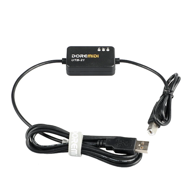 UTB-21 MIDI-адаптер для Windows Mac iOS Android педаль задержки гитары тюнер блок питания миксер