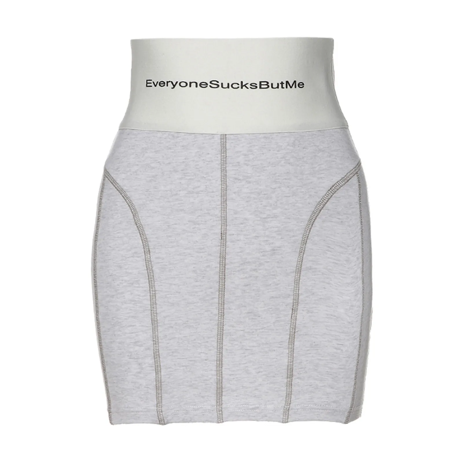 

Fashion Womens Leisure Alphabet Prints Hip Wrap Half Short Skirt Women Skirts Casual College Harajuku Skirt