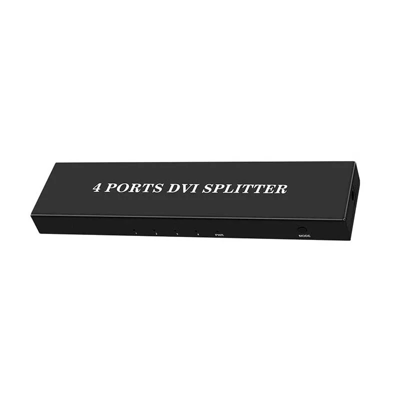 Разветвитель DVI 1x4 разветвитель 1 в 4 с дивизором на поддержка 1920x1200 до 1080P для