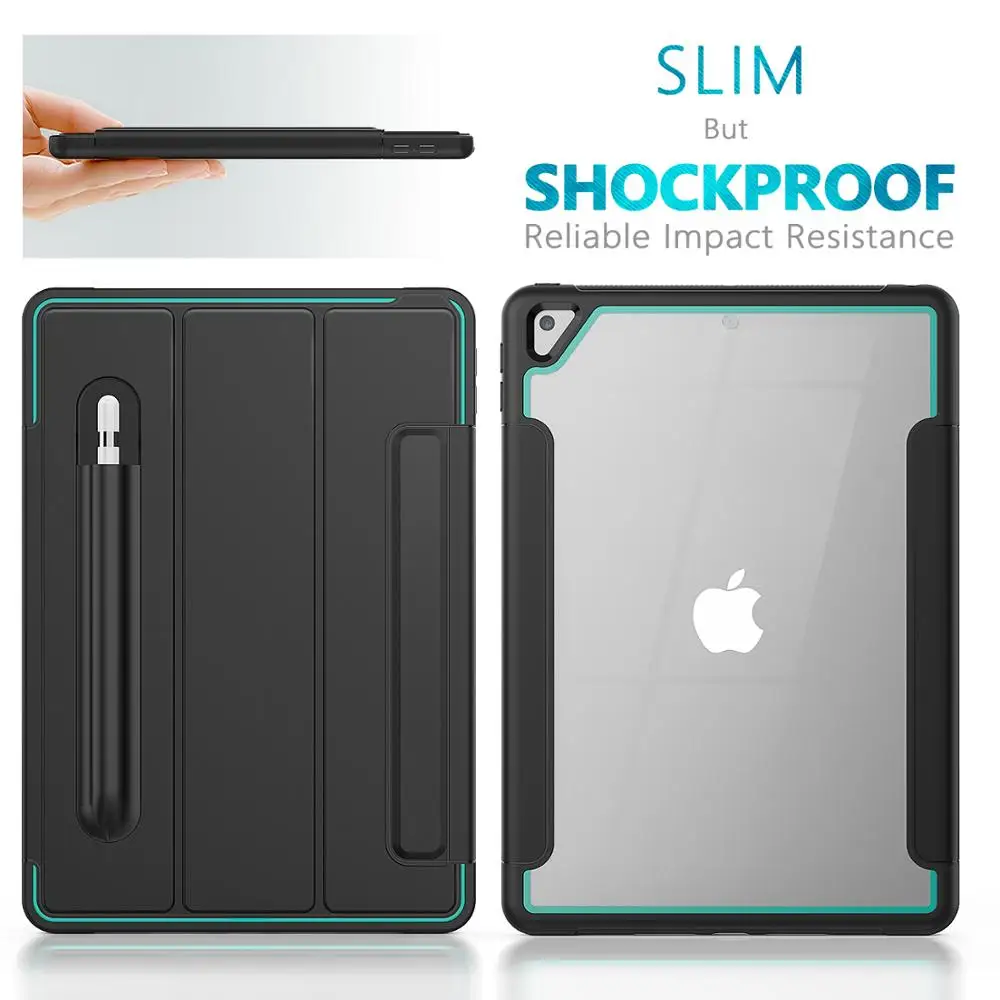 

Pencil Holder Smart Case for IPad 7th 8th Generation Case for 2019 2020 IPad 10.2 Case WithAuto Sleep/Wake for IPad 7 8 Cover