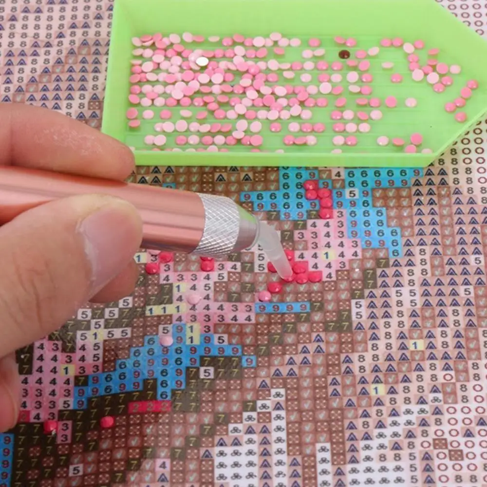 

Luminous Point Drill Pen Without Battery Diamond Painting LED Drill Point Pen Drill Luminous Night Self-Contained Pen B8V0