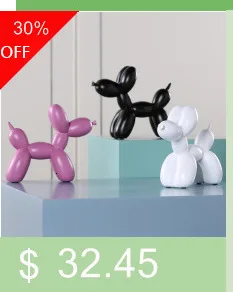 Hot! Newly Produced American Pop Art Resin Craft Balloons Dog Figurine Feces Dog Statue Balloon Dog Xmas, Valentine's Gift