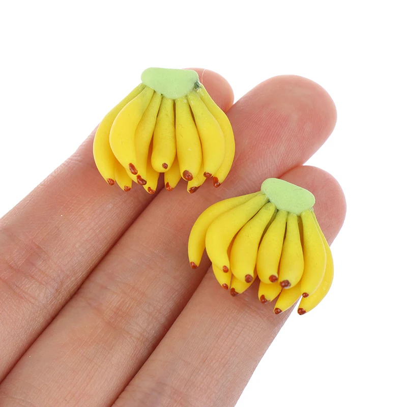 Dollhouse Miniature Food Fruit Banana For 1:12 Bunch of Kitchen Accessories Decor | Игрушки и хобби