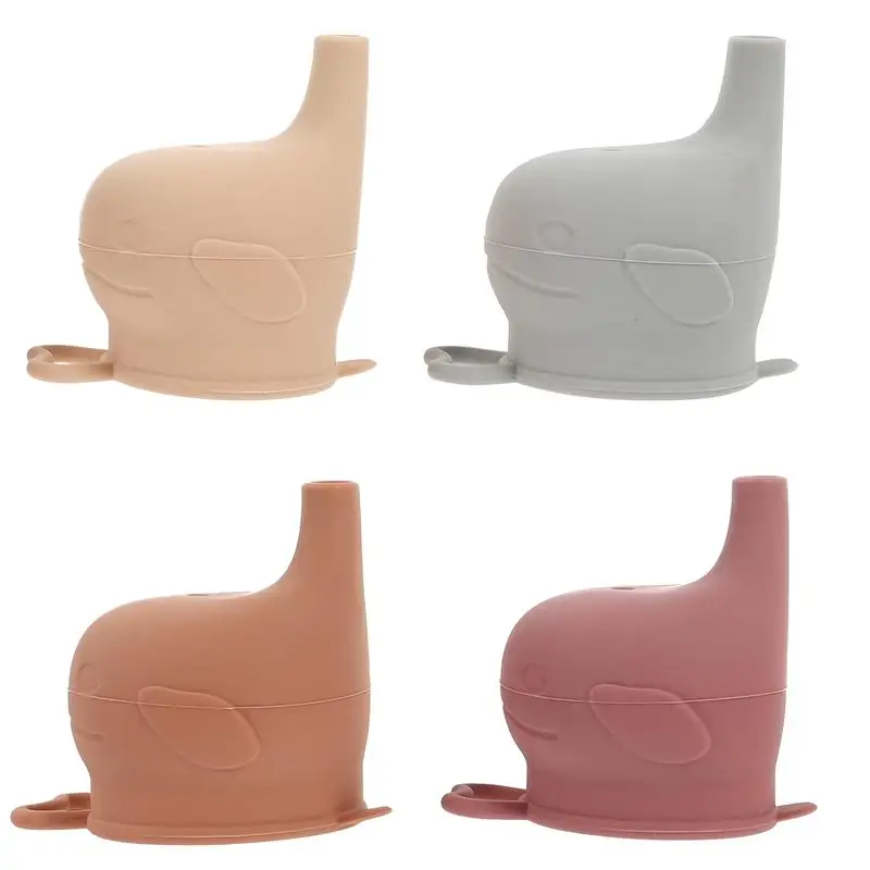 

4Pcs Silicone Cup Lids Leak Proof Lid with Spout for Baby Toddlers Kids