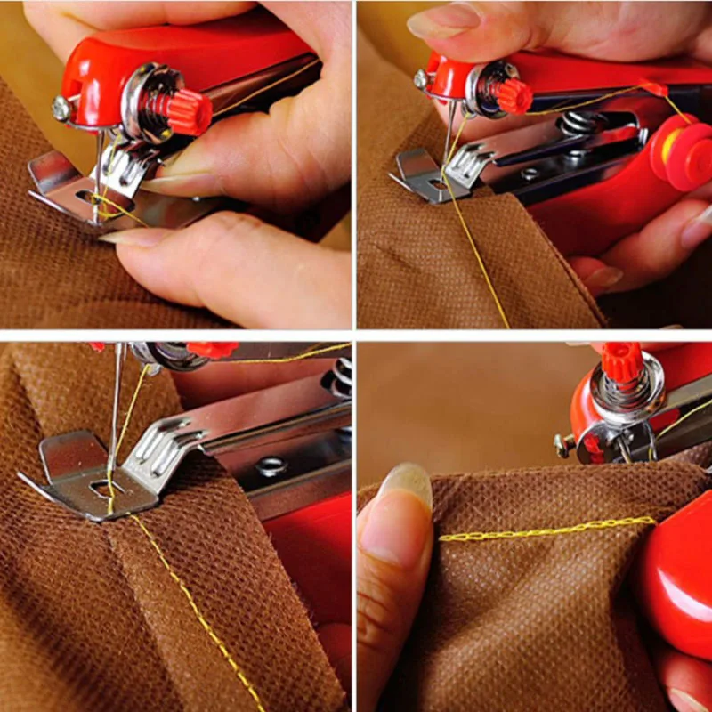 Ручное управление портативная мини швейная машина креативные простые швейные