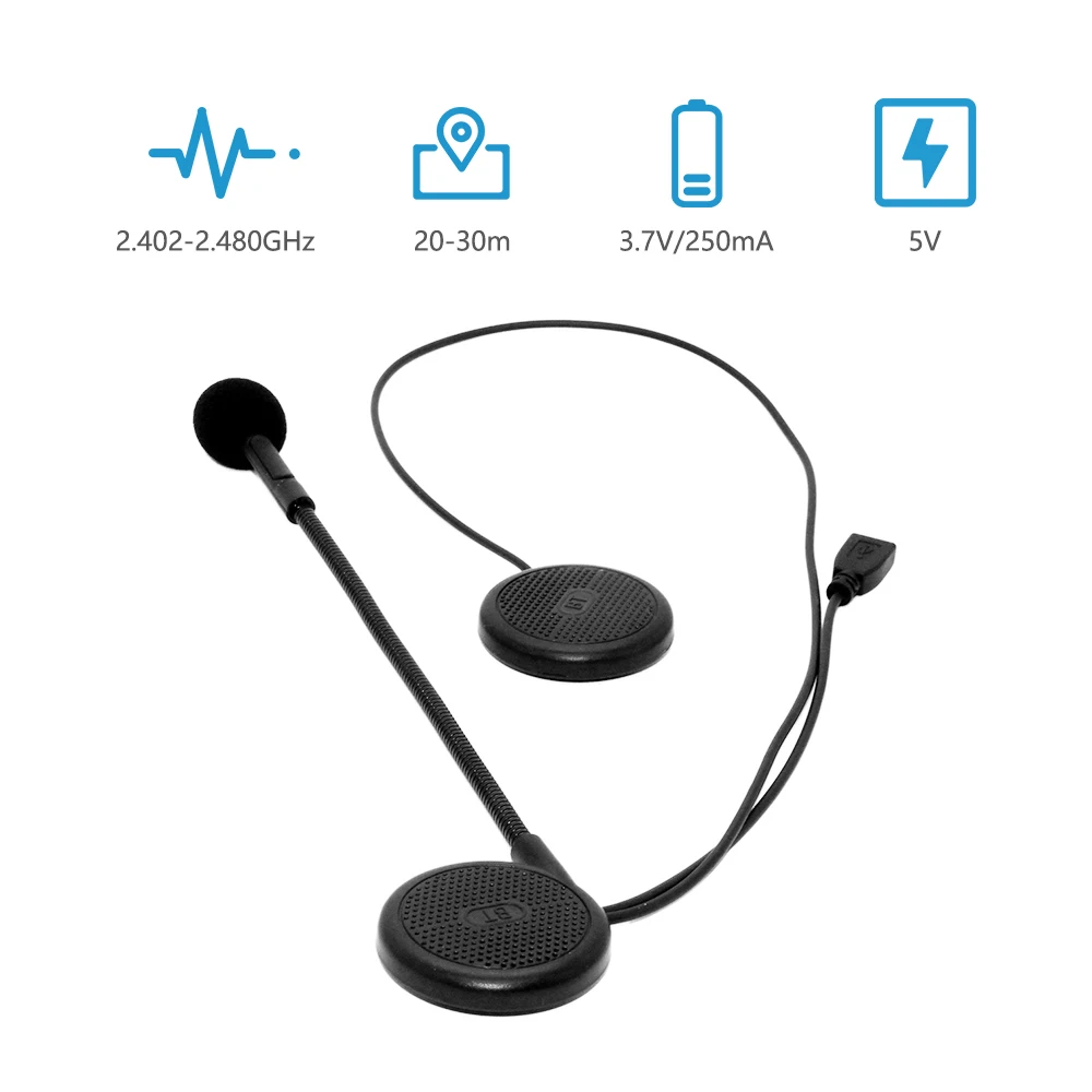 AOSHIKE беспроводной стерео ультра-тонкий мотоциклетный шлем гарнитура Bluetooth