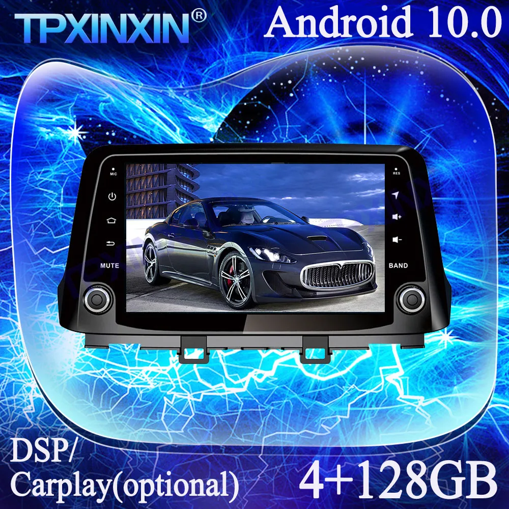 

Android 10,0 IPS 4 + 128G PX6 Carplay для Hyundai Kona 2017-2019 мультимедийный плеер магнитофон GPS навигатор автомобильное радио головное устройство DSP