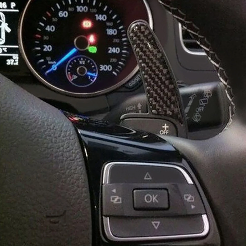 2 шт./компл. углеродного волокна весла сменный/расширений долговечность для VW Golf 6