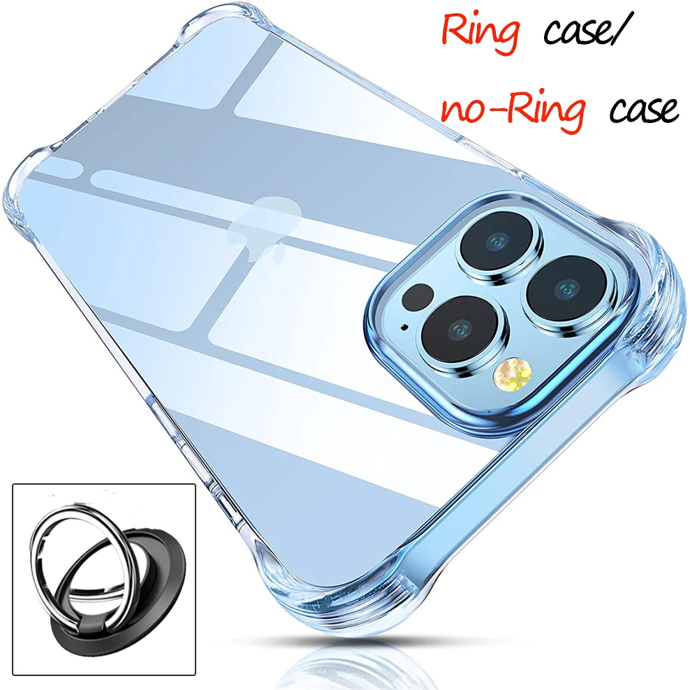 

capa, case for iphon 13 13pro se3 se2022 se 2022 shockproof silicone cover iphone 13mini 13promax glass for iphone 12 iphone 13 pro max ring case or no-ring case