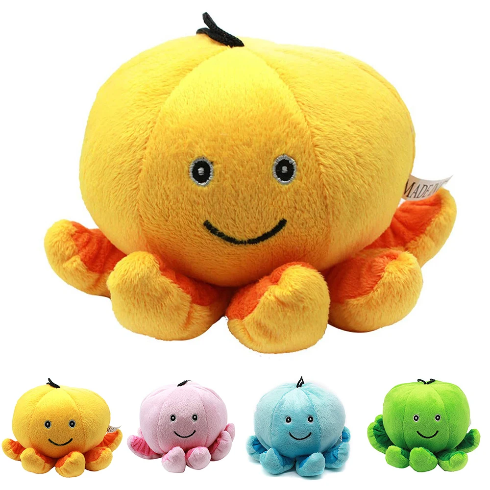 Милая мягкая мультяшная плюшевая кукла-осьминог игрушки красочная имитация