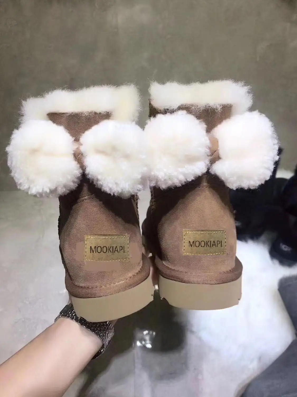 Австралийские зимние ботинки наивысшего качества 2019 г. Натуральная овчина 100%