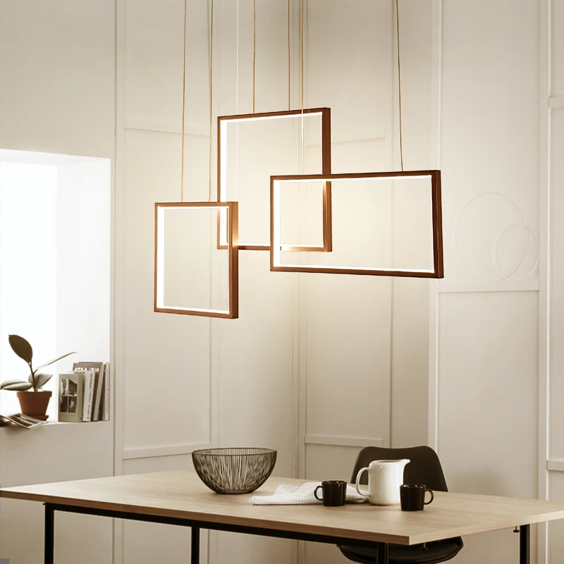 

Круглая Люстра с кольцом, подвесная Алюминиевая СВЕТОДИОДНАЯ Лампа для офиса, кухни, столовой