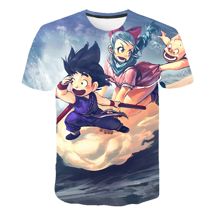 2020 мужская летняя футболка 3D Dragon Ball супер Saiyan Косплей топы футболки мужские