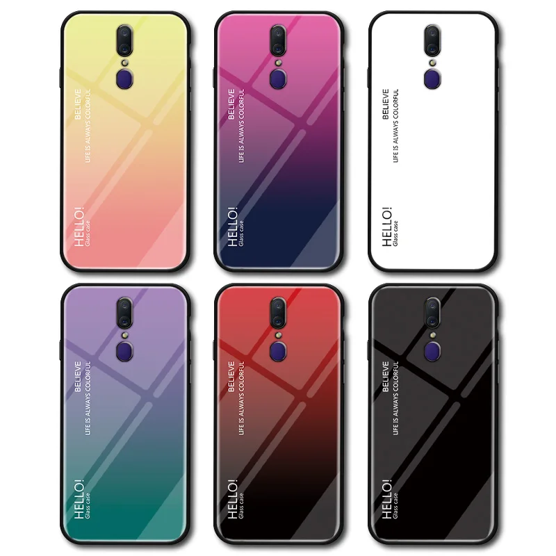 Градиентный чехол для OPPO Realme 1 2 3 Pro F11 X C2 K3 Reno Z 10x zoom | Мобильные телефоны и