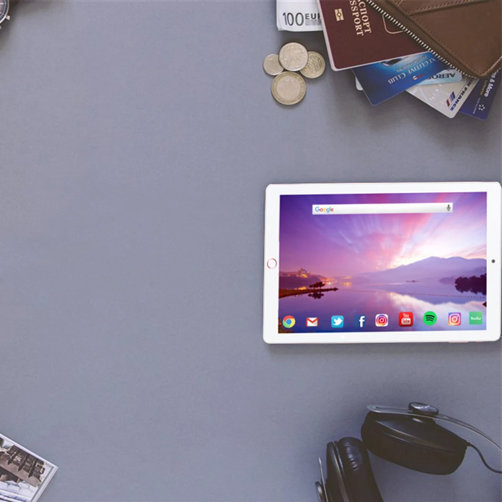 10,1 дюймовый планшетный ПК восемь ядер 1920*1080 Android 3g B ram 32GB rom IPS Двойная sim-карта 3g телефонный звонок Tab телефон ПК планшеты