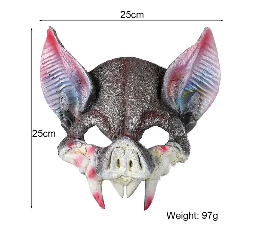 Маска летучей мыши на Хэллоуин латексные маскарадные вечерние маски с крыльями