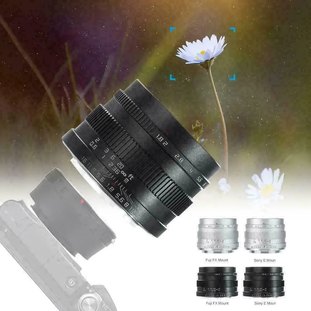 

Zonlai 22mm F1.8 Manual Prime Lens for Sony E-mount for Fuji for Micro 4/3 a6300 a6500 X-A1 X-A2 X-M1 G1 G2 G3 Mirrorless Camera
