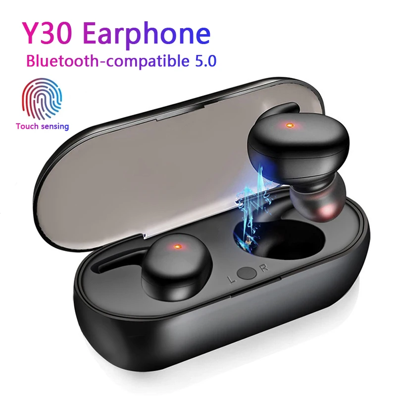 

TWS-стереонаушники Y30 с поддержкой Bluetooth 5,0 и сенсорным управлением