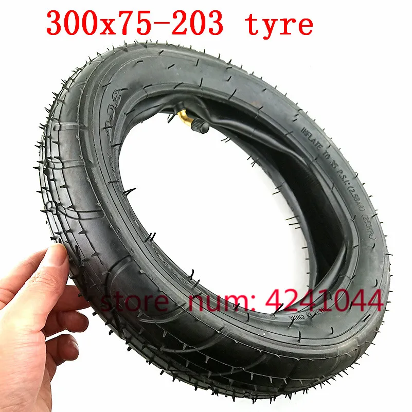 300x75-203 270x47-203 шины 280x65-203 300x75-203 внутренняя труба и шины подходит для детского трехколесного велосипеда детская тележка пневматические шины - Цвет: 300x75-203
