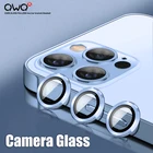 Цветной металлический объектив камеры закаленное стекло для iPhone 13 12 Pro Max Защитная крышка для iPhone 13 12 Mini защитная пленка задняя крышка