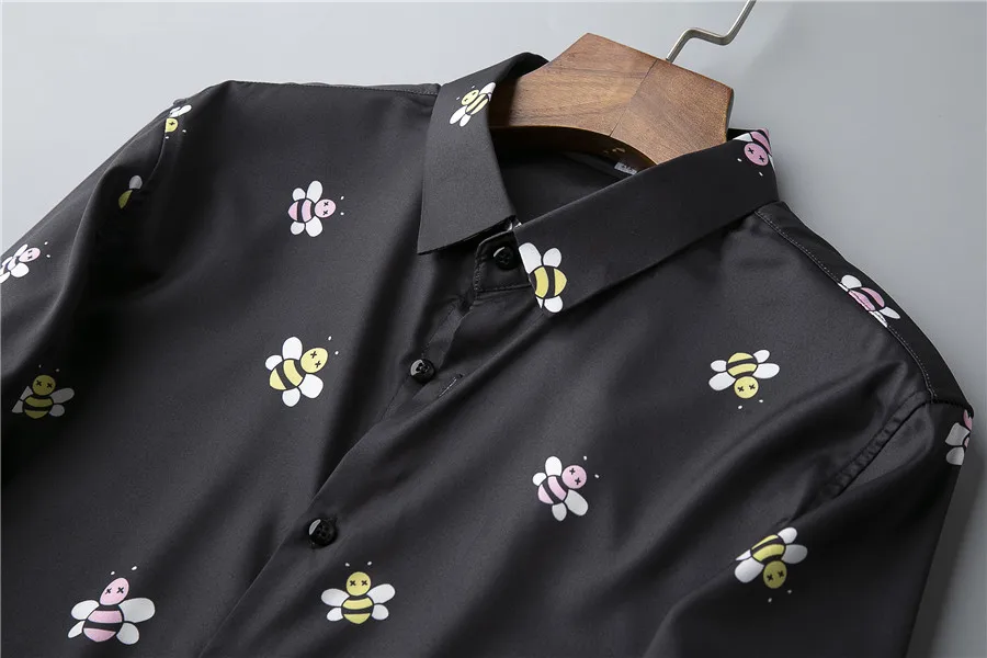 

2020 new Male Shirts Long Sleeve Men Shirt Brand Clothing Casual Slim Fit Camisa Social Striped Masculina Chemise Homme Business