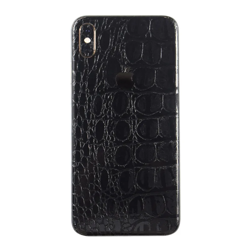 

Crocodile Snakeskin Pattern Decorative Back For iPhone XS MAX XSMAX Phone Protector Back Film XS MAX Stickers