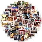 Стикеры аниме атака на Титанов, наклейки для ноутбука, чемодана, велосипеда, скейтборда, гитары, Erwin, Эрена, Mikasa, Armin, плакаты, игрушки, 103050 шт.