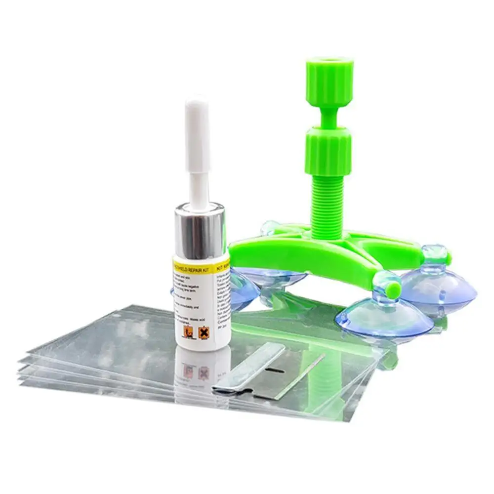 Windshield Repair Kit Quick Fix Car Cracked Glass Windscreen Tool Resin Sealer DIY Auto Window Screen Polishing | Автомобили и