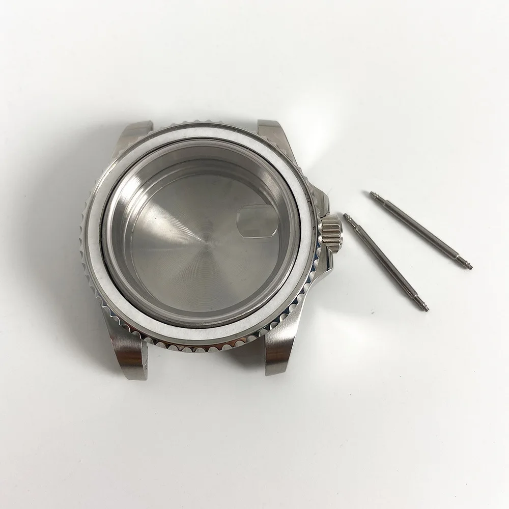 

Watch Accessories Case Set 40mm FOR Rolex Watch 8215 2813 SUB Shell Case with Stainless Steel Set Ceramic Ring Sapphire Glass