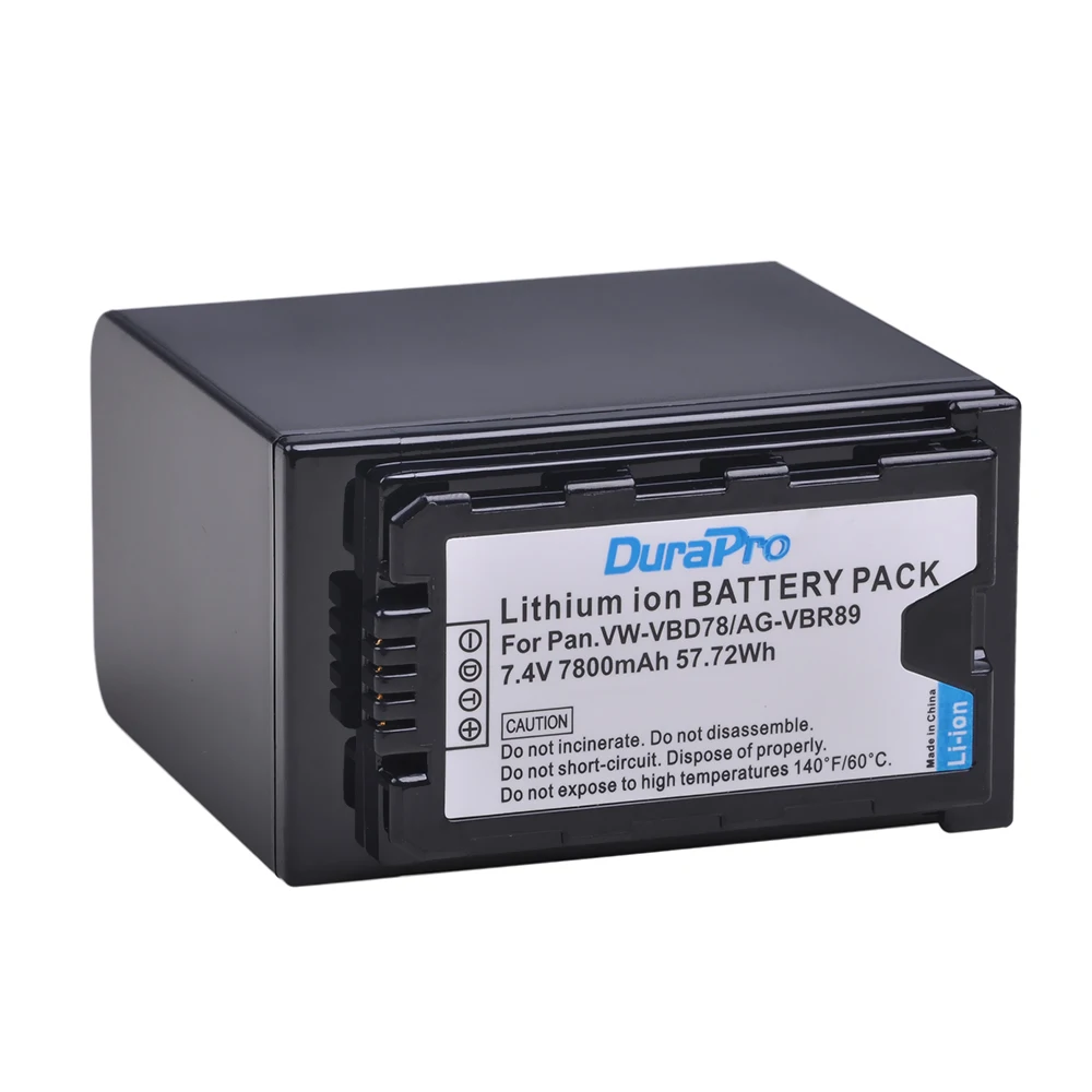 4 шт 7800mAH VW VBD78 AG VBR89 батарея + LCD быстрое зарядное устройство для Panasonic AJ HPX260MC HPX265MC