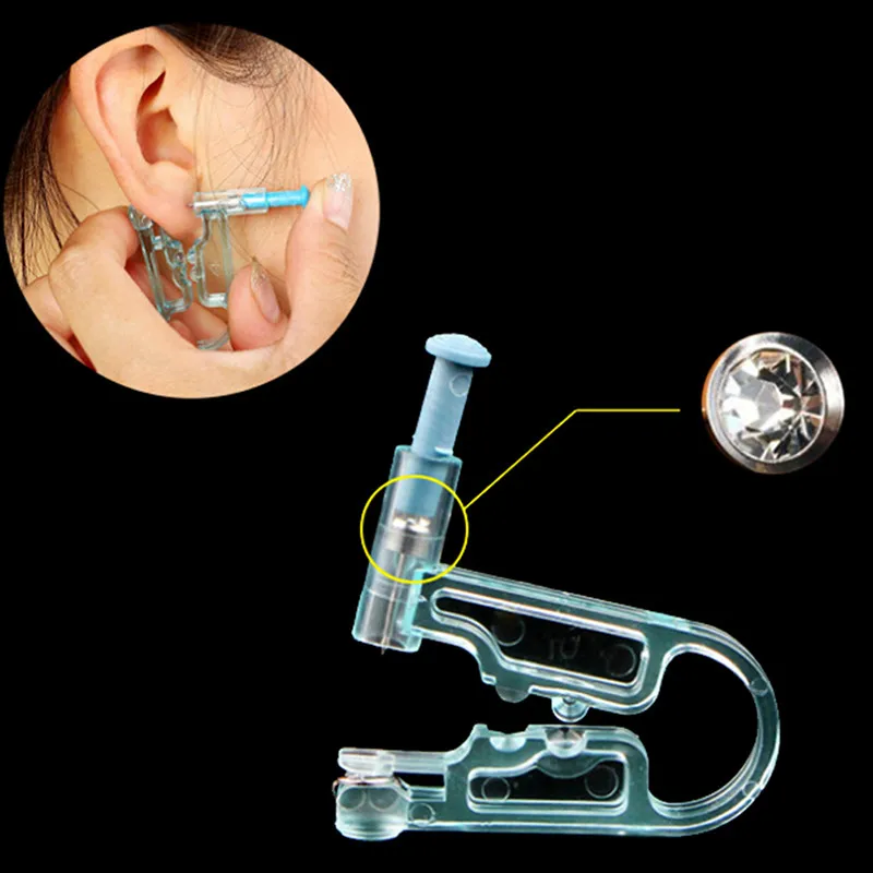 

Disposable Painless Ear Piercing Ear Nail Gun Children Adult Ear Piercing Healthy Sterile Puncture Ear Piercing Device