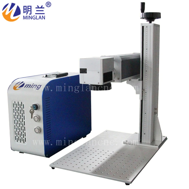 50W separated fiber laser nameplate Marking machine 20w 30w 50w Fiber metal engraving suitable for SS |