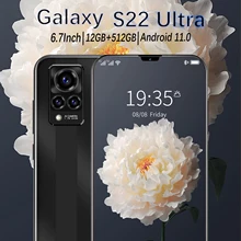 (World Premiere) SmartPhone for Samsung Galaxy S22 Ultra 16GB+512GB 5G Large Memory Suitable Phone for Huawei Xiaomi iPhone VIVO