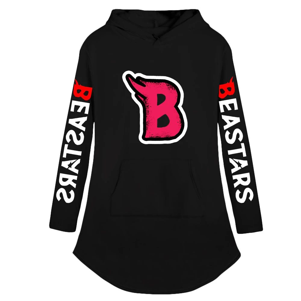 

BEASTARS 2022 Spring and Autumn New Clothing Women's Long Hooded Sweater Fashion Casual Printed Long Sleeve Pullover