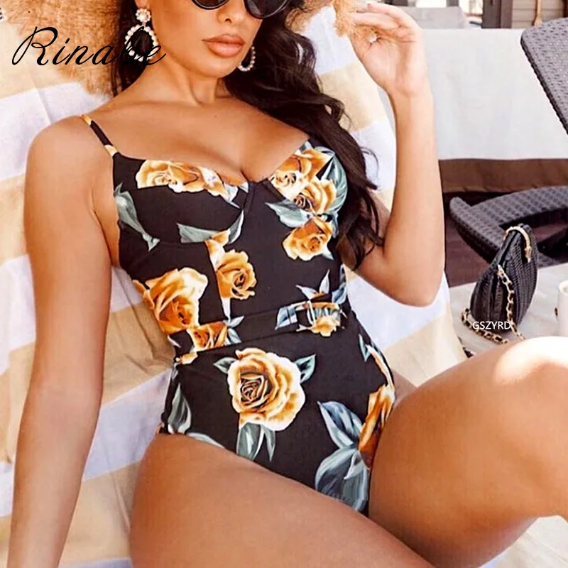 Купальник пуш ап женский купальник 2020 с цветочным принтом купальный костюм