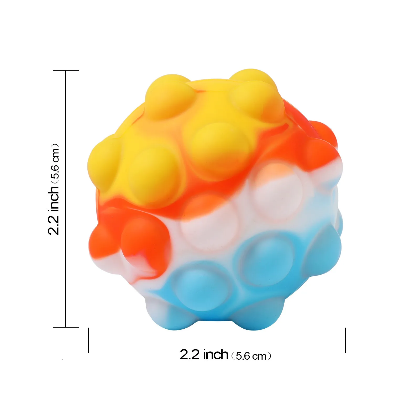 3D мяч антистрессовая пузырьковая игрушка-антистресс поп ит Сжимать Пресс доска