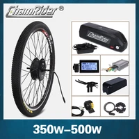 electric bicycle kit 48v 500w ebike kit 36v 350w motor wheel mxus electric bike converstion kit xf15 hub motor hailong battery