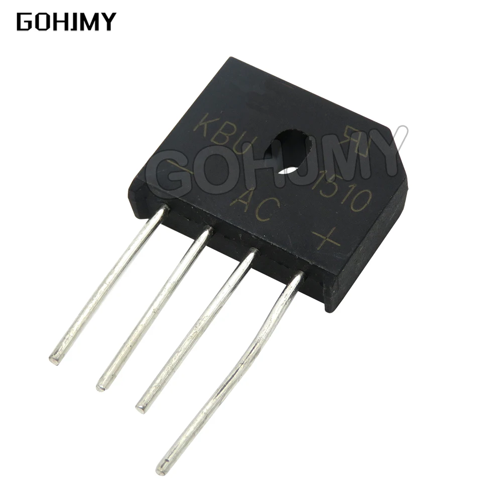 Диодный мост выпрямителя KBU1010 10 А 1000 В 5 шт. |