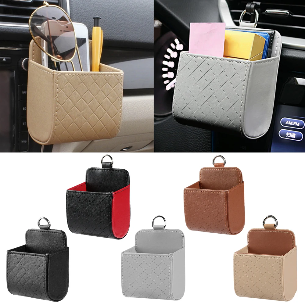 Чехол органайзер из искусственной кожи на заднее сиденье автомобильного