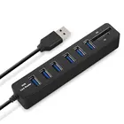 USB-разветвитель для компьютера, 3,0 дюйма, 2,0 портов