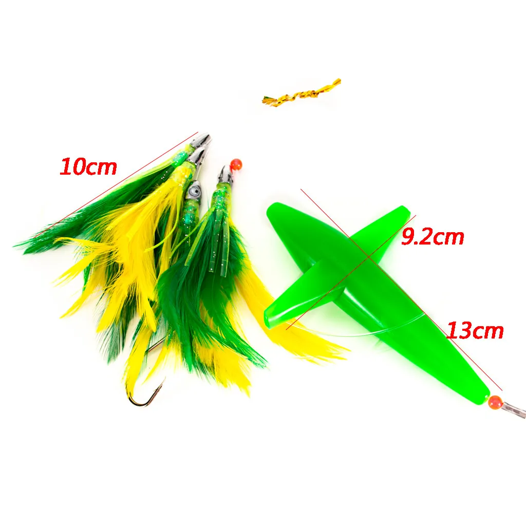 Tuna Feather Lure Tuna Lure Tuna Feather Daisy Chain Teaser Lure For Big Fishing Bait Isca Artificial Fish Accessories#YL10