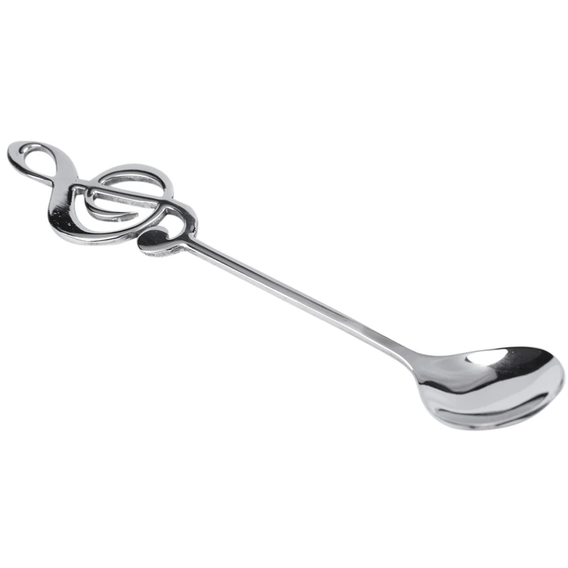 

6 Pcs Coffee Teaspoons Guitar Spoon,Stainless Steel Colorful & 8Pcs Cute Music Theme Tea Stirring Spoon Coffee Spoon