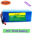 Оригинальный аккумулятор 36 В 10S4P 30 Ач 36 В 18650 аккумулятор 500 Вт 42 В 30000 мАч для электровелосипеда с BMS