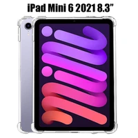 tpu case for ipad mini 6 2021 a2568 silicone case soft clear tpu back cover case for apple ipad mini 6th generation shell cover