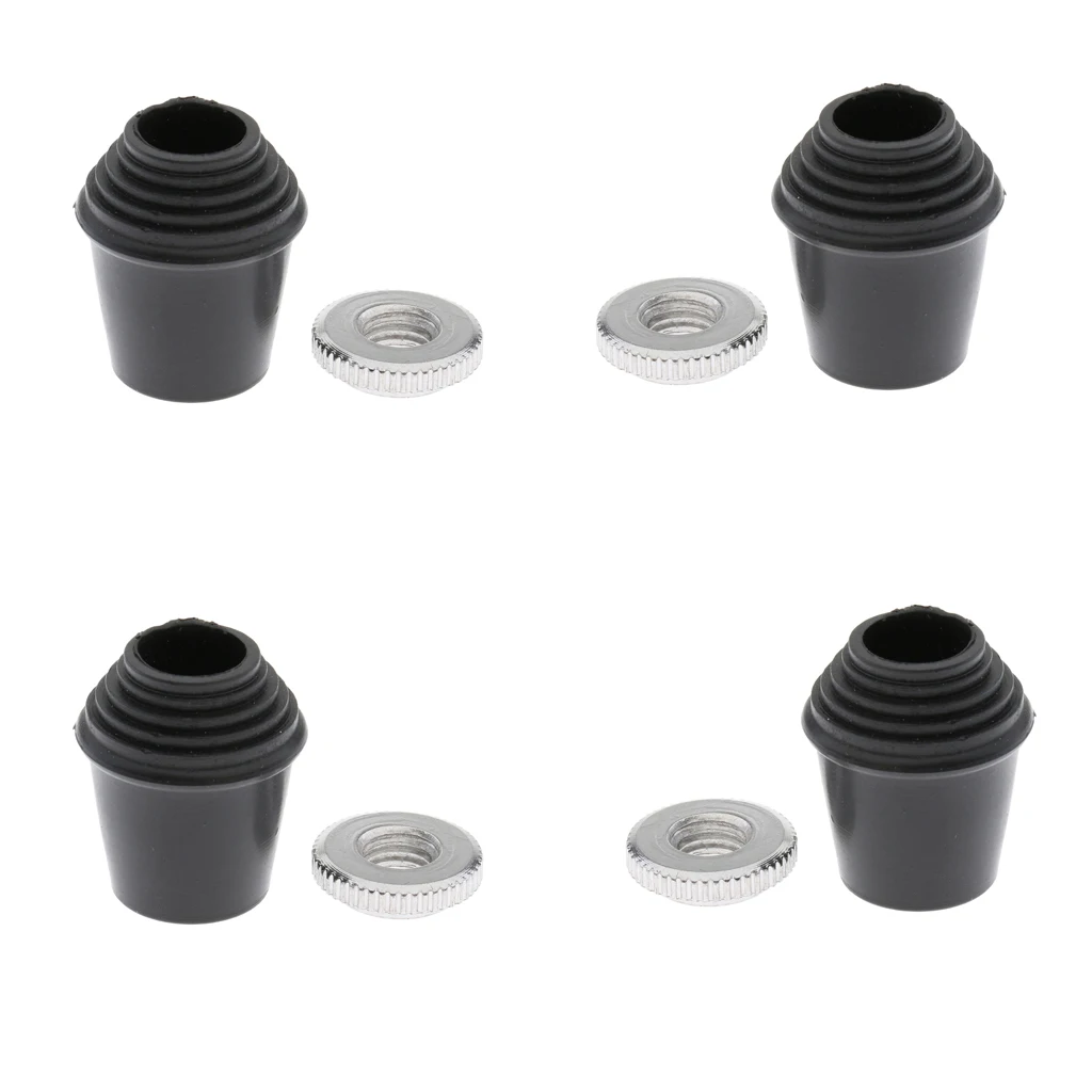 

4 Sets Metal Bass Drum Legs Parts Percussion Instrument Parts