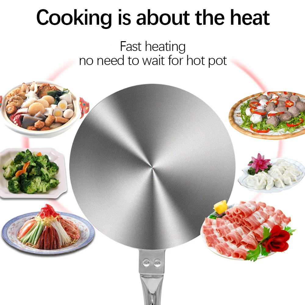 

Stainless Stell Cooking Plate Heat Diffuser Converter Diffuser Converter For Gas Electric Induction Cooker For Kitchen Tool
